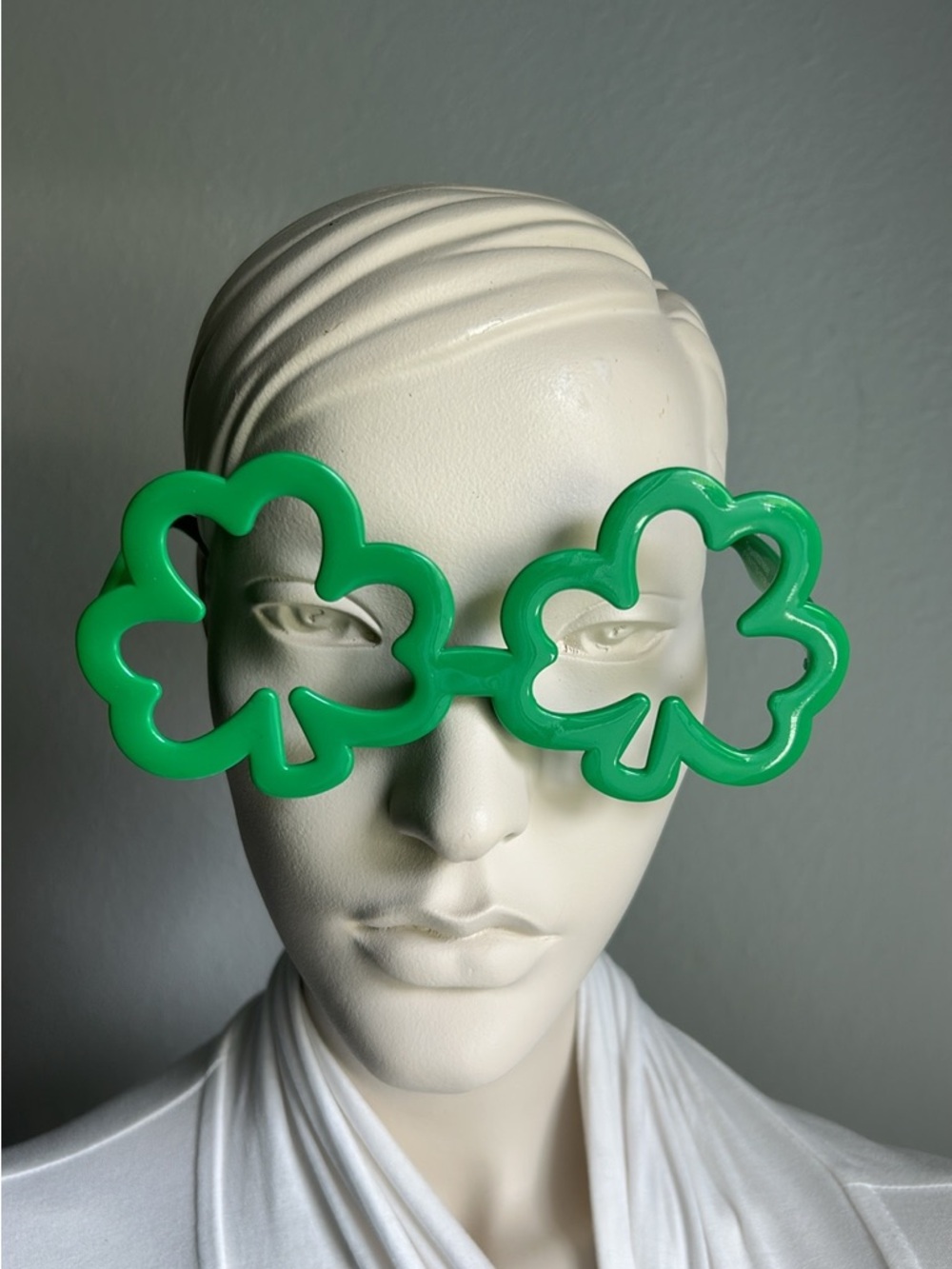 Novelty Shamrock Sunglasses - Green
